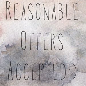 Make An Offer 💕 Prices are negotiable!